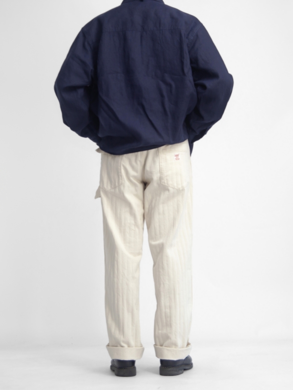 F0485 ヘリンボーンペインターパンツ - ディテール2