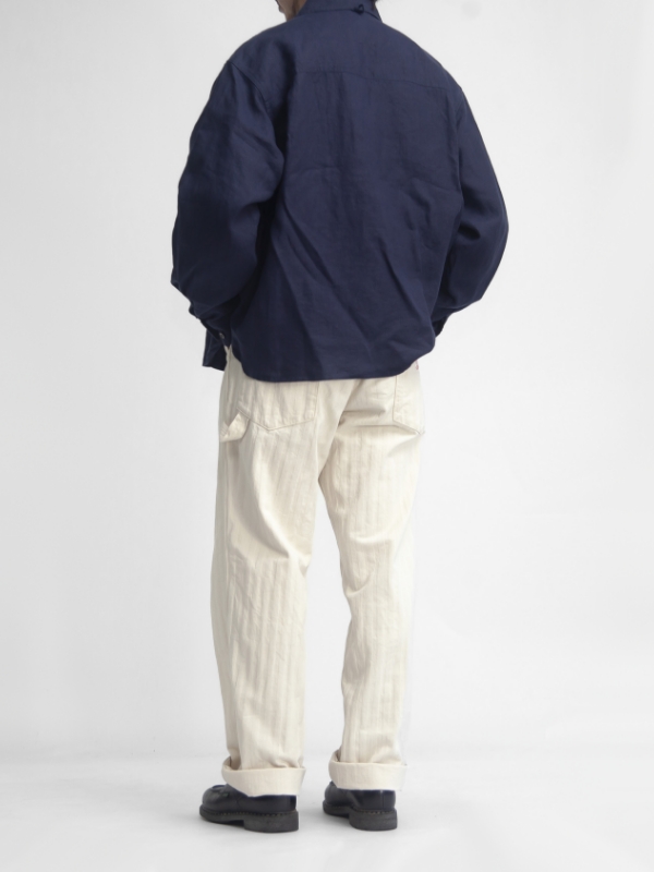 F0485 ヘリンボーンペインターパンツ - ディテール3