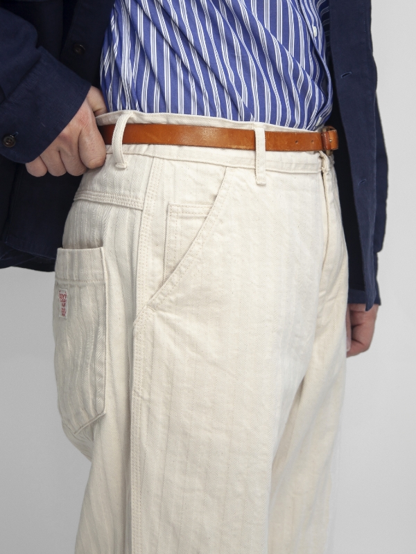 F0485 ヘリンボーンペインターパンツ - ディテール4