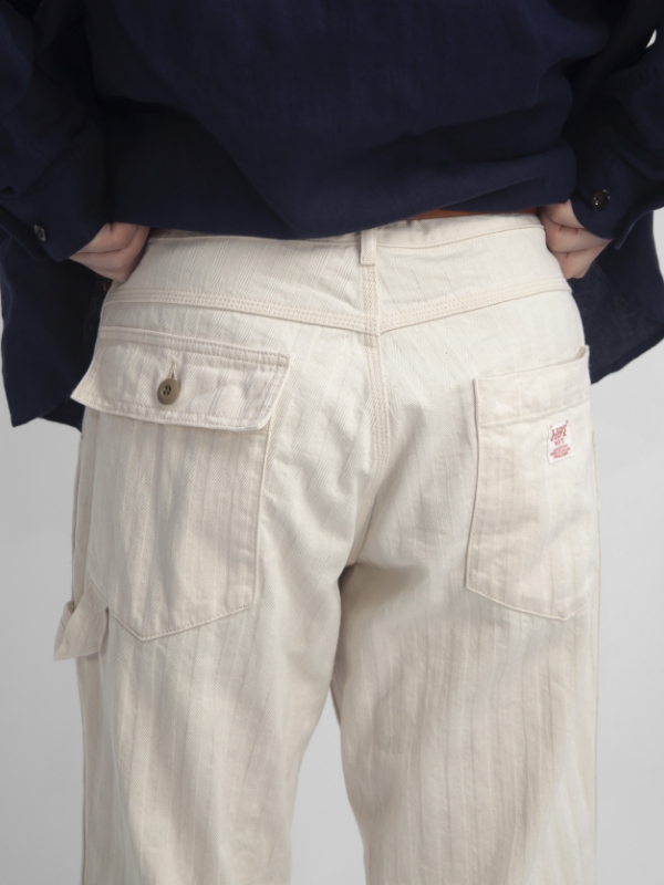 F0485 ヘリンボーンペインターパンツ - ディテール5