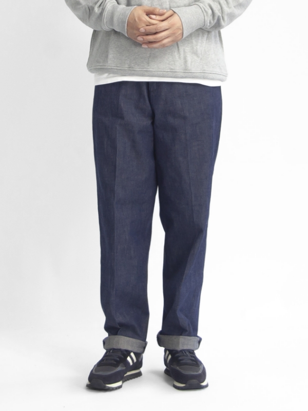 F0531 ヘリンボーンワークパンツ - メイン画像