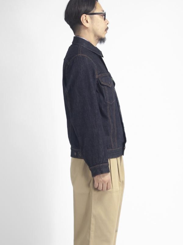 F2444 セルビッジデニム カバーオール - ディテール1