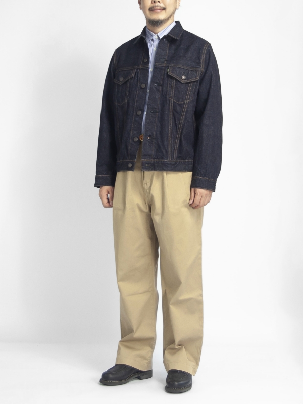 F2444 セルビッジデニム カバーオール - ディテール4