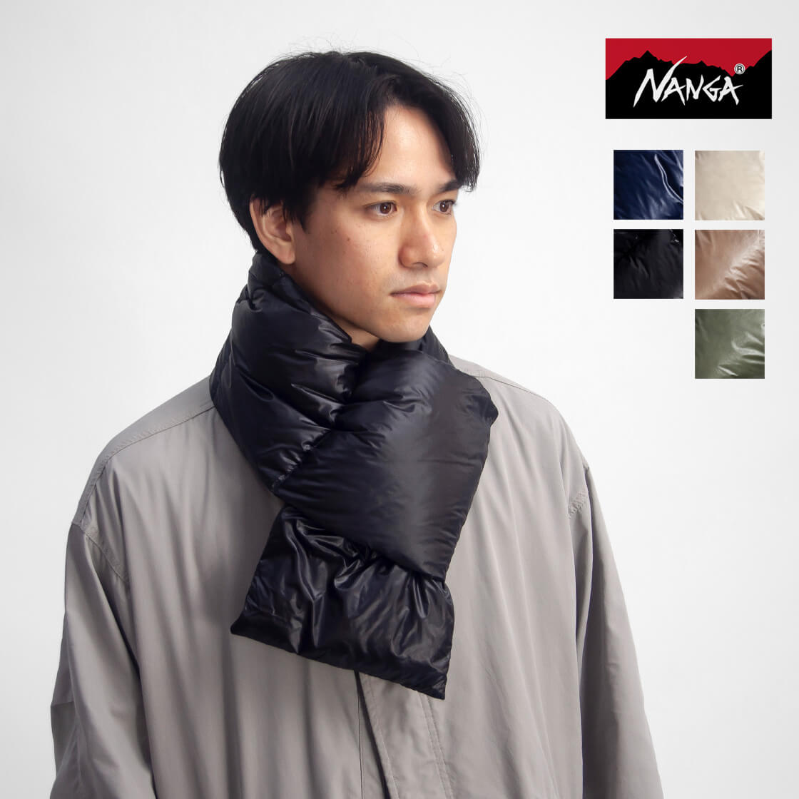 NANGA ナンガ ポータブルダウンマフラー メンズ