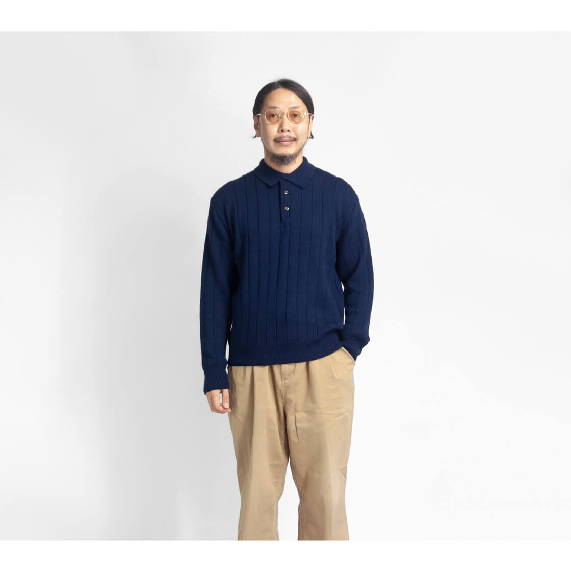 Soglia ソリア WEANERS ウイナーズ ニットポロシャツ セーター 日本製