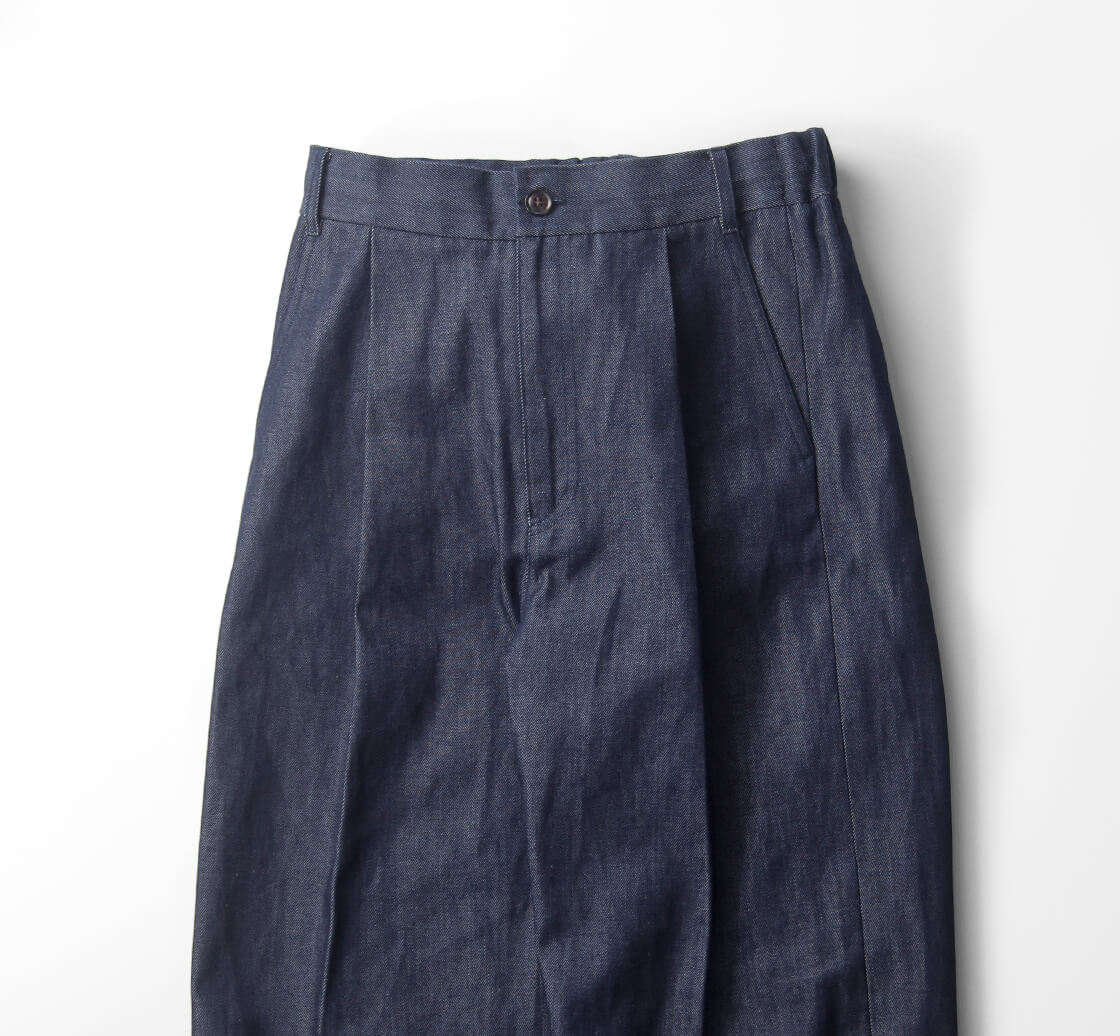 Upscape Audience オーディエンス 11オンスセルヴィッチデニム　1タック バレルパンツ セットアップ対応 日本製 メンズ