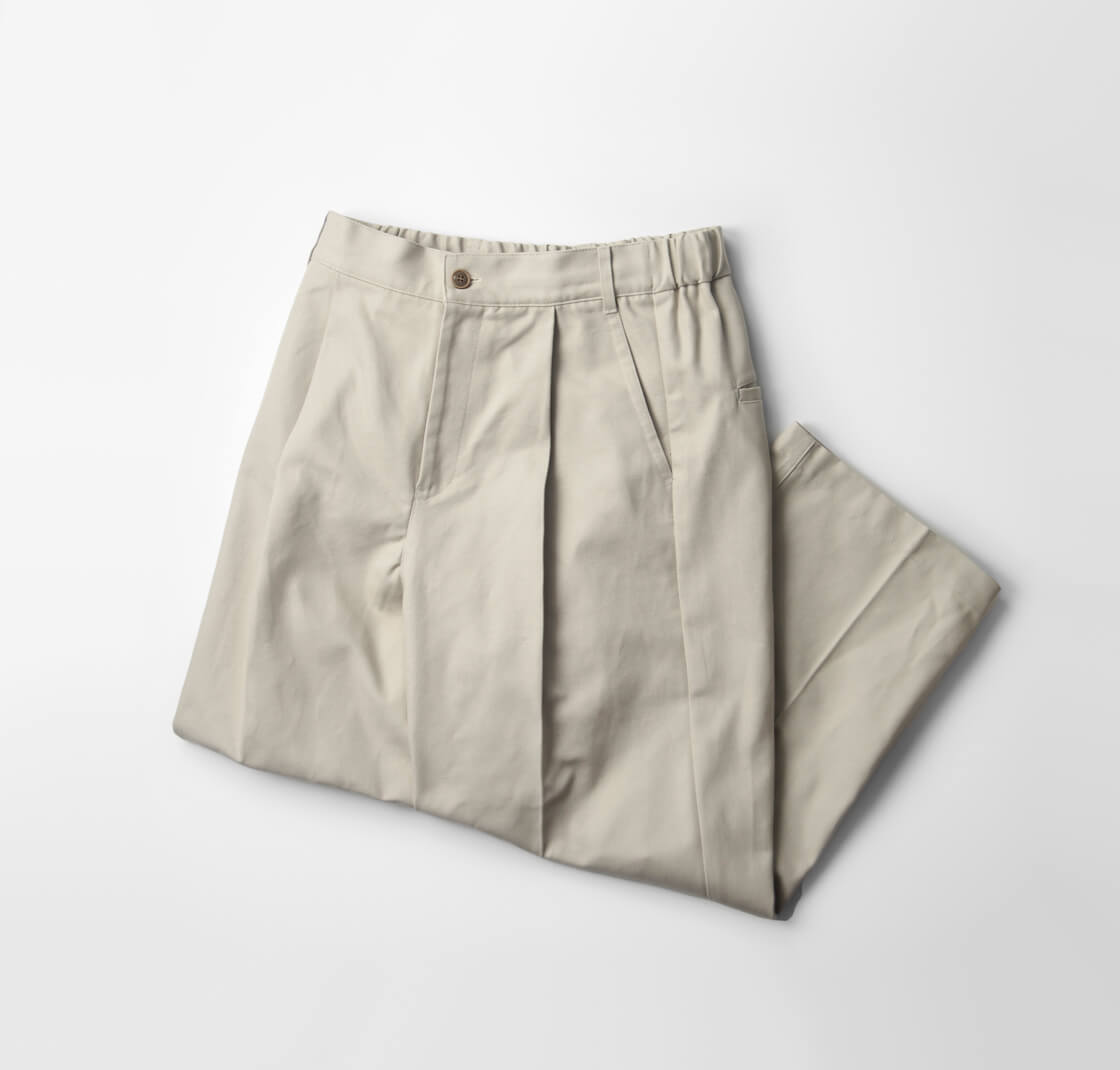 Upscape Audience オーディエンス 10オンス ヘビーオックス 1タック ワイド バレルパンツ 日本製 メンズ