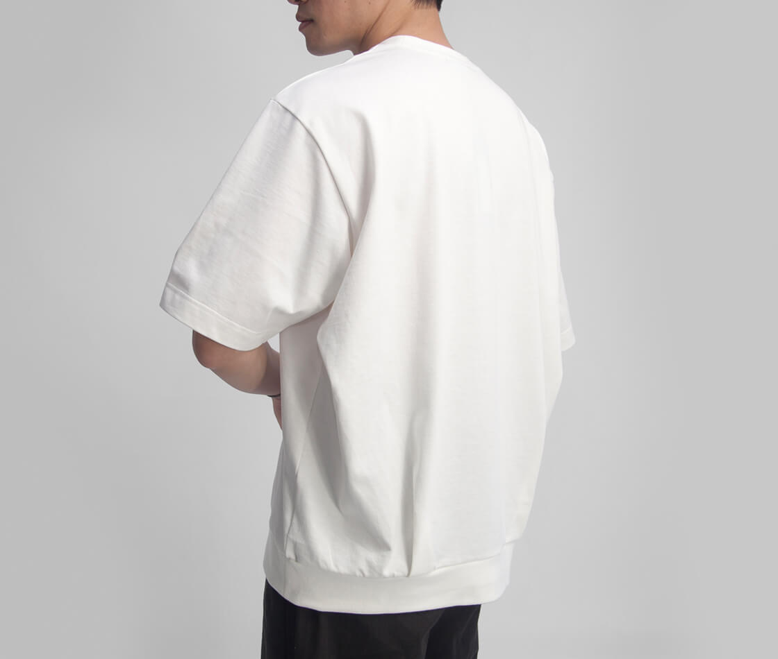 Upscape Audience オーディエンス MVS天竺 スウェットライク ハーフスリーブ バルーン Tシャツ 日本製 メンズ