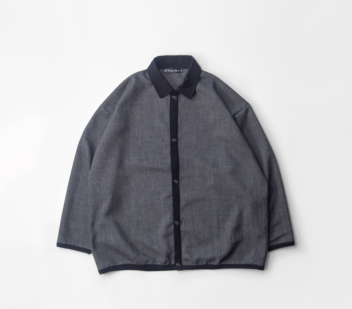 Upscape Audience オーディエンス LANATEC ラナテック ポロカーディガン 日本製 メンズ