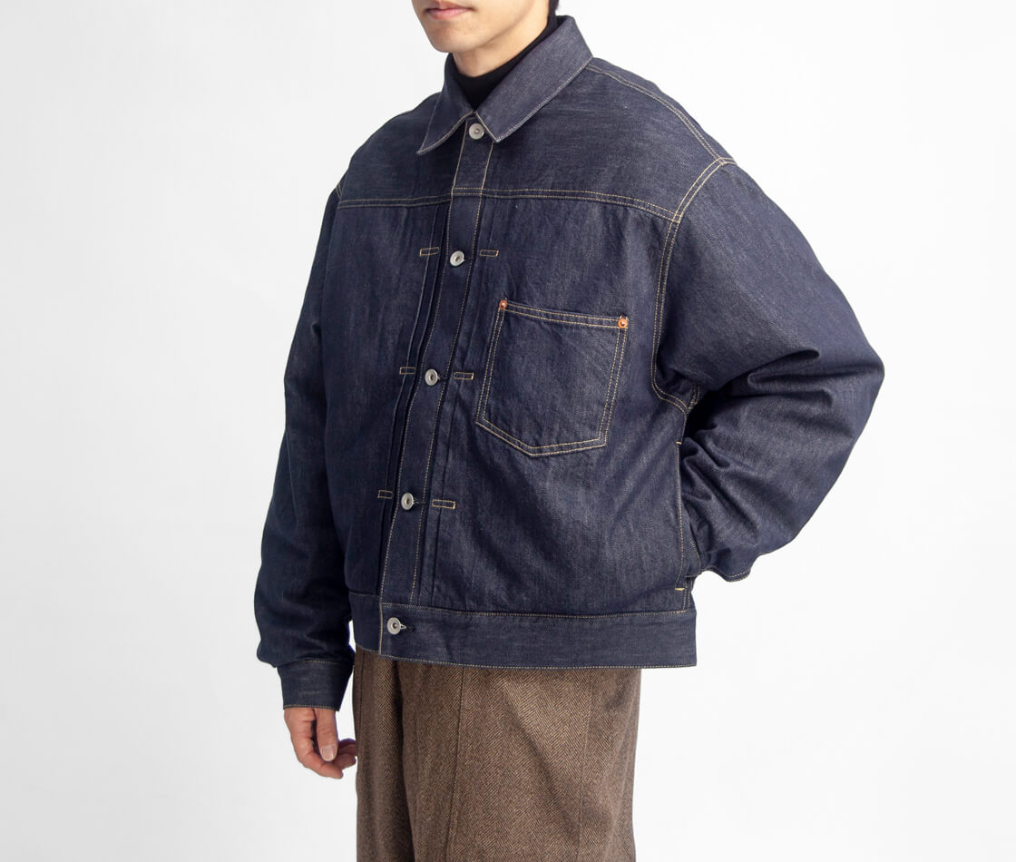 miffew ミフュー 1st デニムダウンジャケット 日本製 メンズ