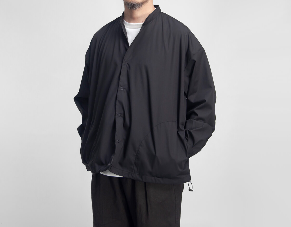 KELEN ケレン LIPMOA SOLID ブロード バンドカラー バルーンシャツ メンズ