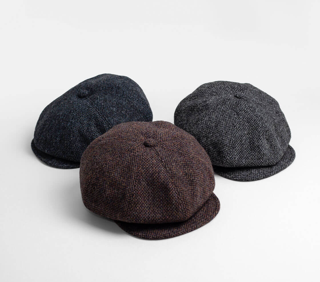 HIGHER ハイヤー ハリスツイード ウールオートミール キャスケット