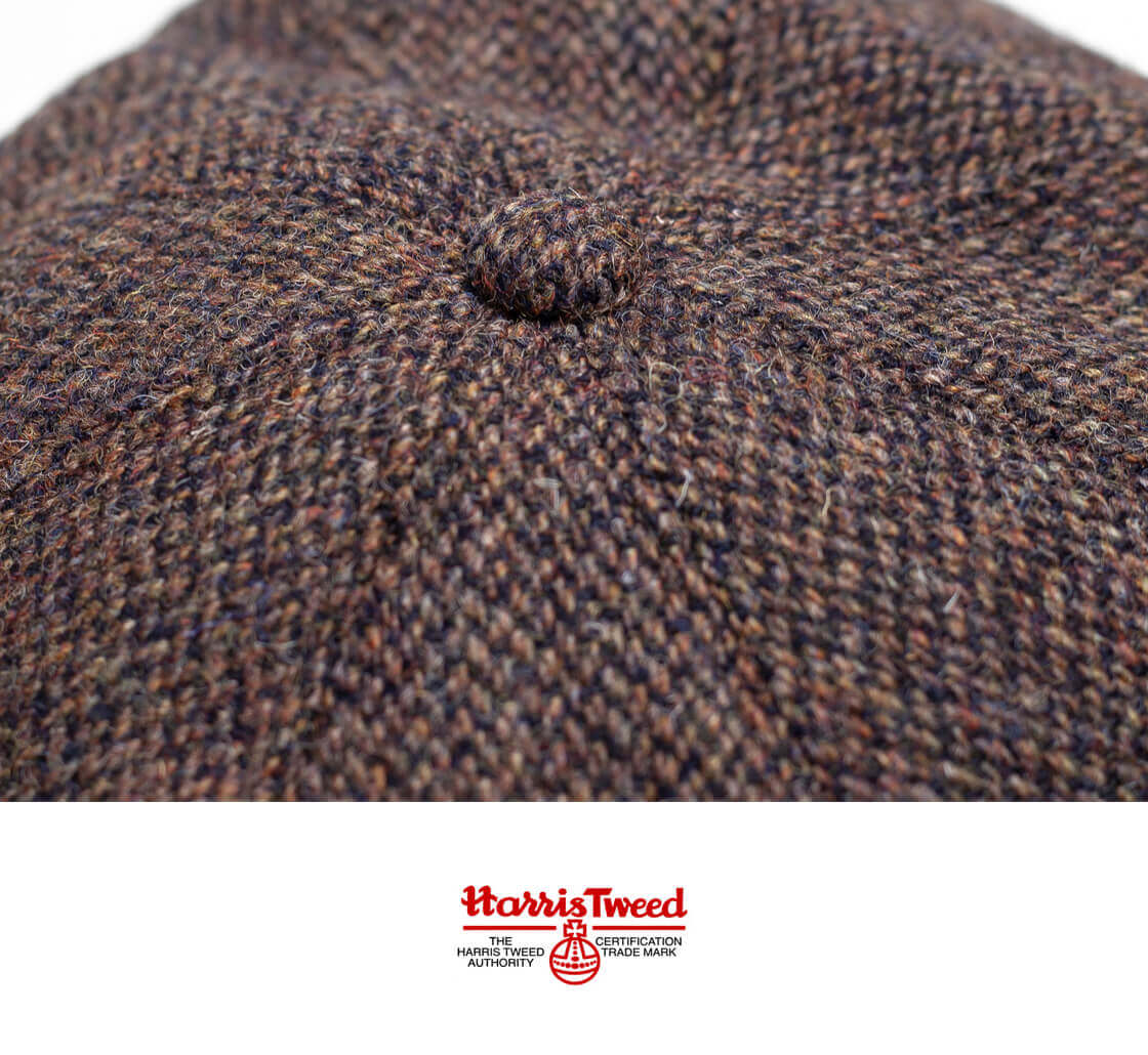 HIGHER ハイヤー ハリスツイード ウールオートミール キャスケット
