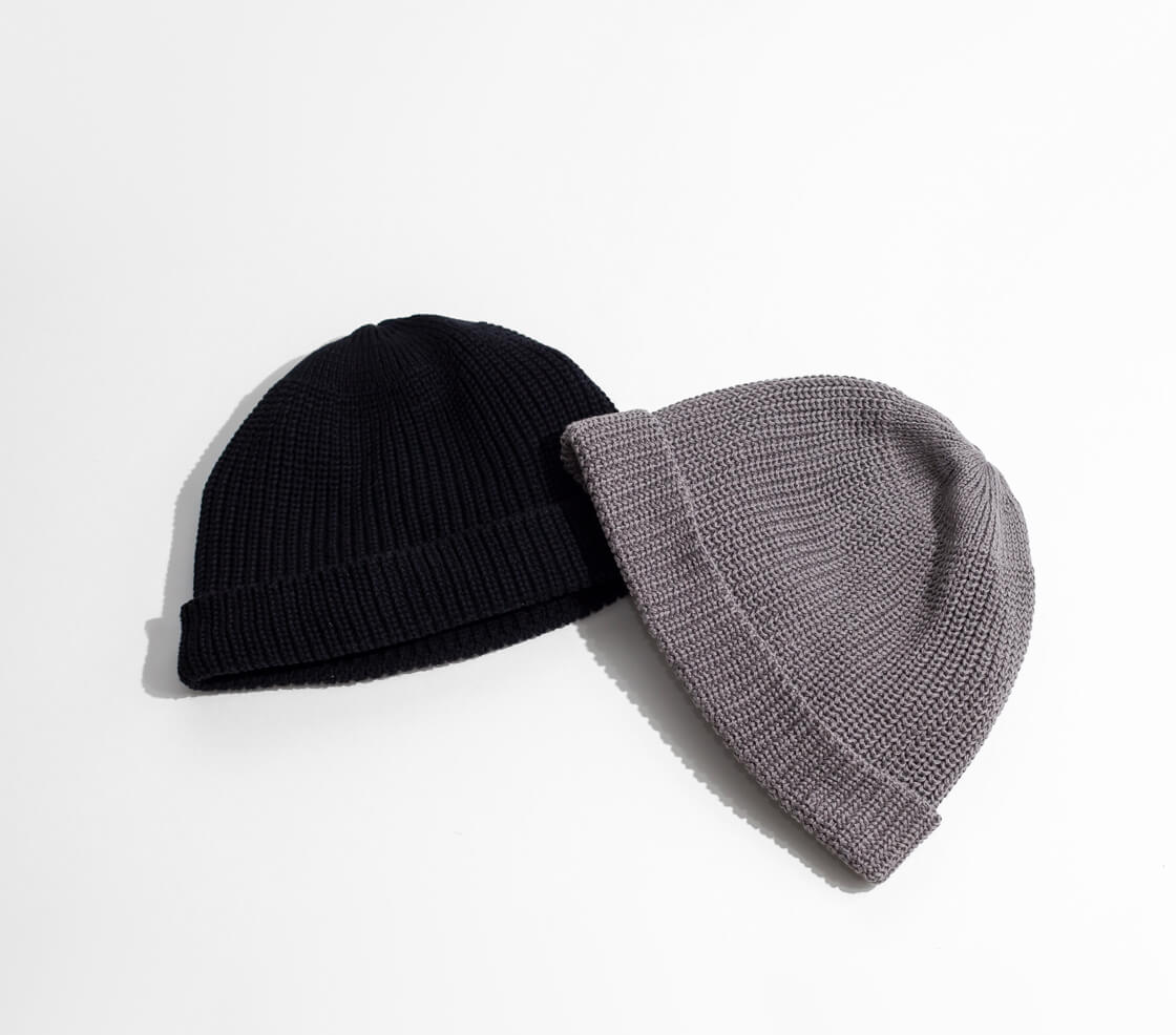 HIGHER ハイヤー コットンニット ワッチキャップ ニット帽 ビーニー 日本製 メンズ レディース ユニセックス