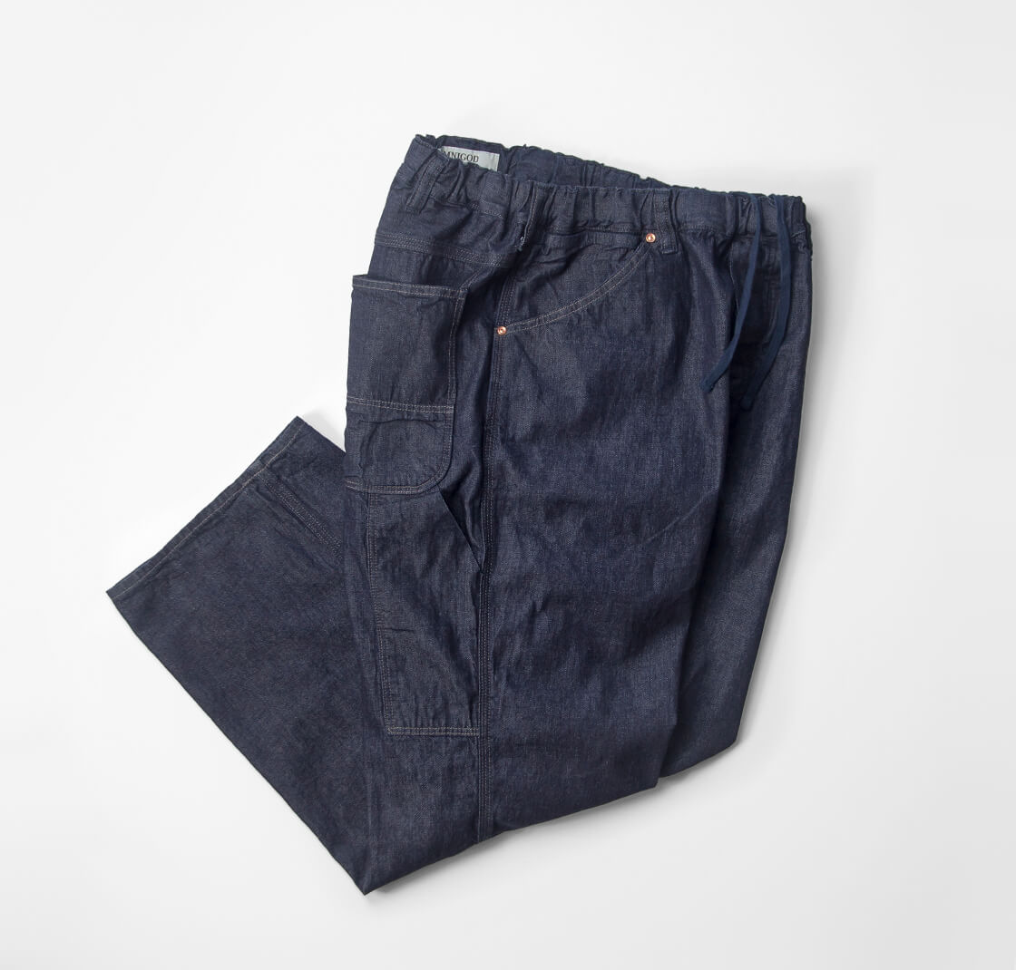 OMNIGOD オムニゴッド 8オンスデニム イージーペインターパンツ 日本製 メンズ