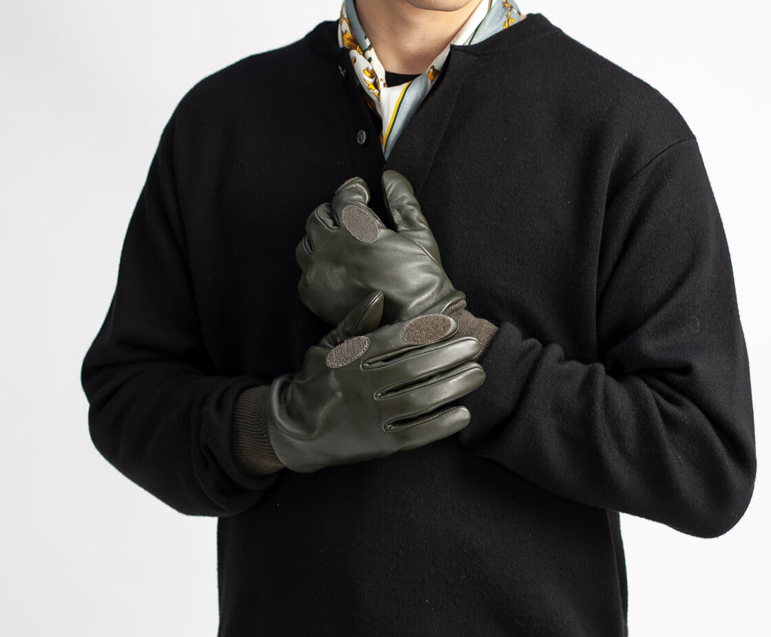 DENTS デンツ SPEYSIDE 撥水ヘアシープレザー シューティンググローブ