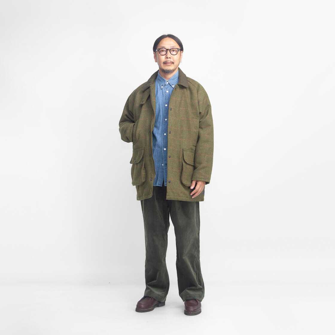 英国製 ハンドメイド Cro jack ツイード ハンティングジャケット NEW