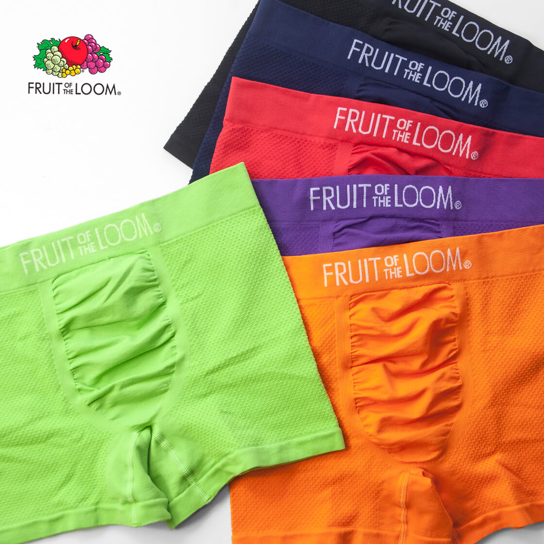 FRUIT OF THE LOOM フルーツオブザルーム ボクサーパンツ メッシュ 全6色 アンダーウェア 下着 メンズ