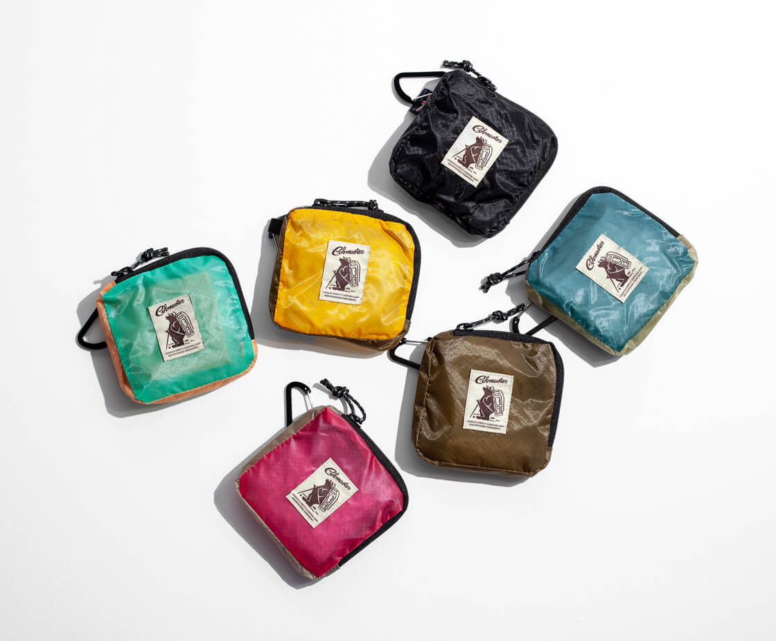 COBMASTER コブマスター コーデュラナイロン L字ジップ ミニウォレット ポーチ CR L ZIP WALLET カラビナ付き