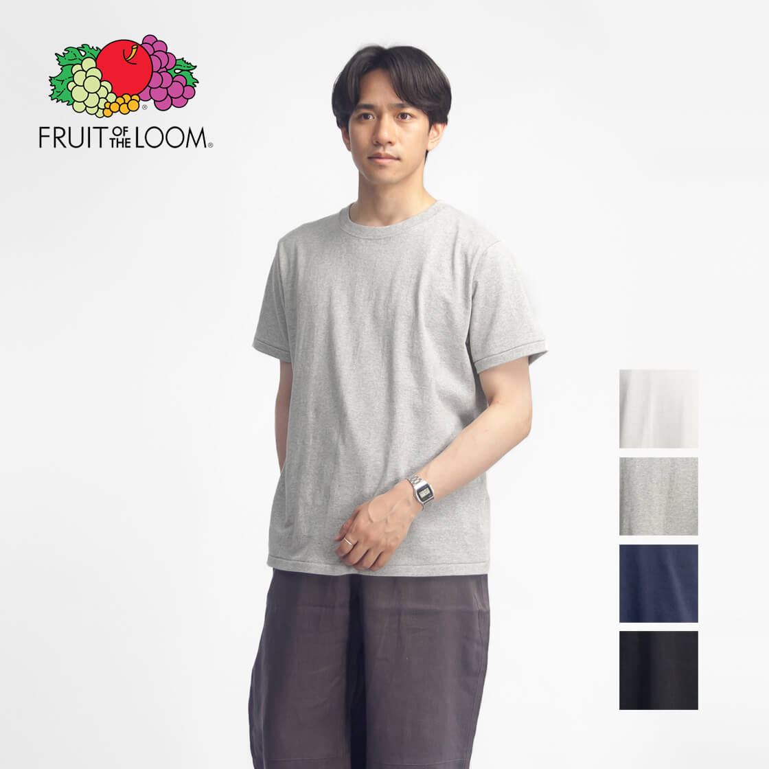FRUIT OF THE LOOM フルーツオブザルーム ヘリテージ 8.1oz ヘビーオンス Tシャツ パックT メンズ