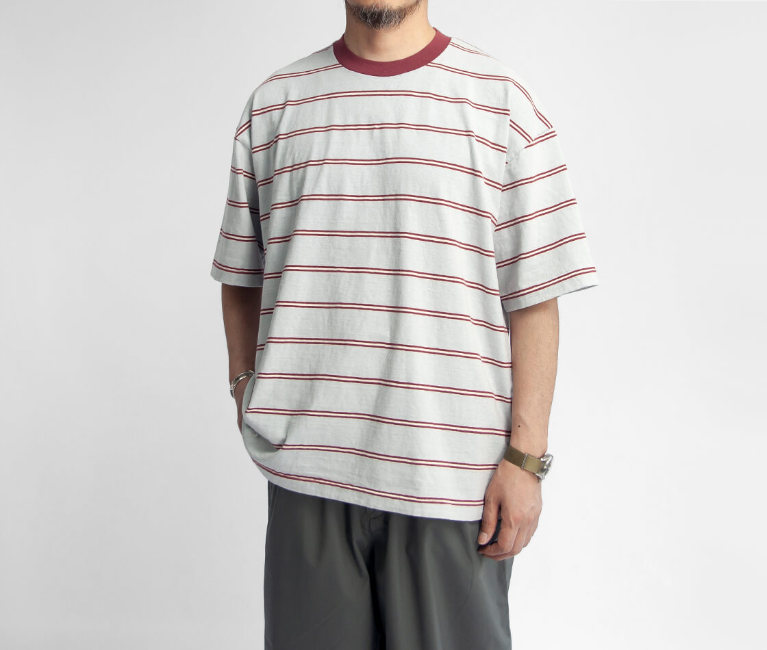 Unison Special ユニゾンスペシャル 70s ジャイアントマルチボーダー Tシャツ 日本製 メンズ