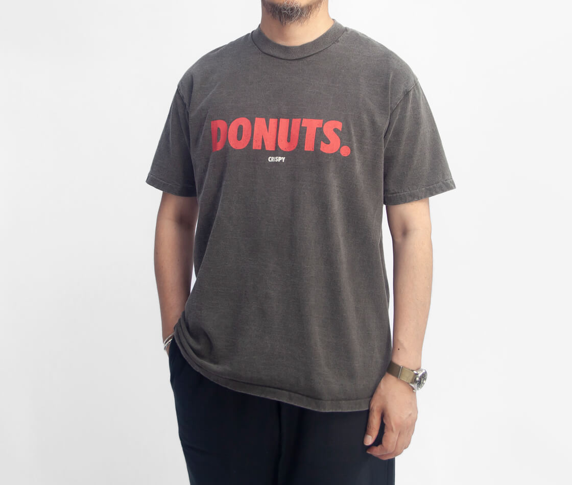 Unison Special ユニゾンスペシャル ジャイアント チューブ ピグメント ドーナツ プリントTシャツ 日本製 メンズ