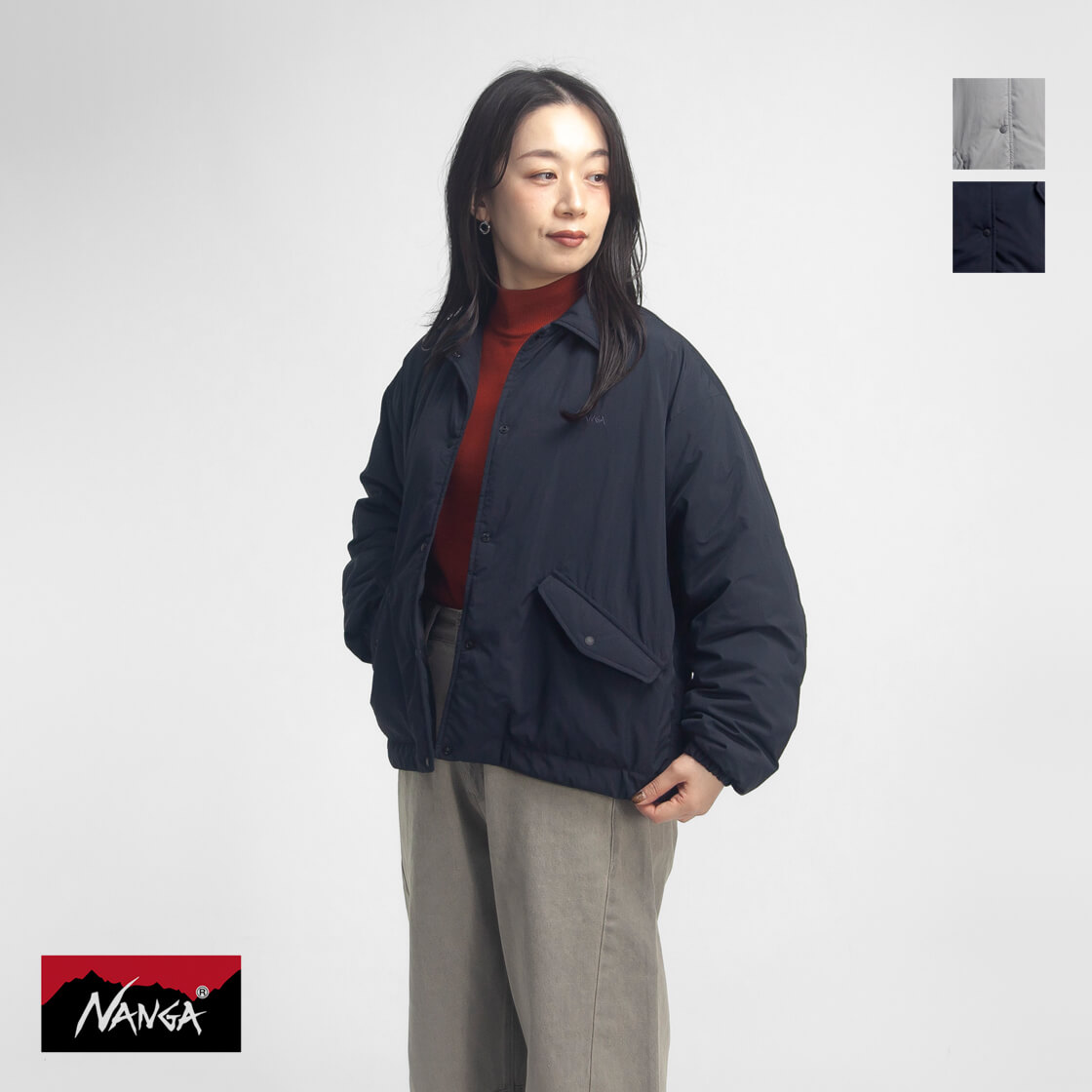NANGA ナンガ ソフトダウン コーチジャケット ダウンジャケット 日本製