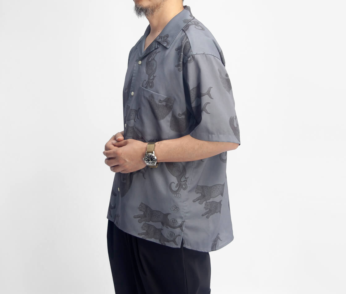 NANGA ナンガ HOLI ホーリー サルーシャツ SALUD SHIRT オープンカラーシャツ セットアップ対応 メンズ