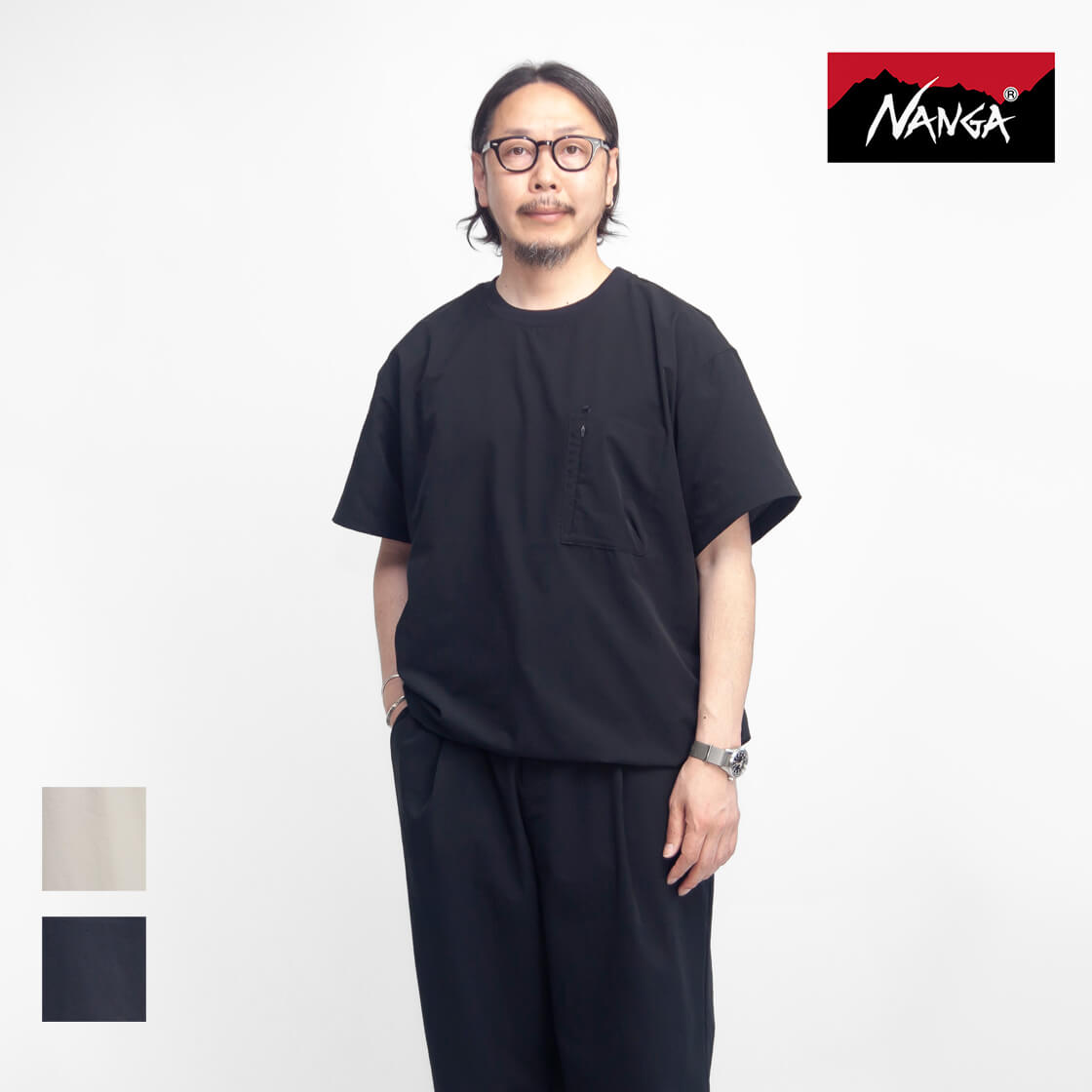 NANGA ナンガ DOTAIR COMFY TEE ドットエアコンフィーティー Tシャツ メンズ 