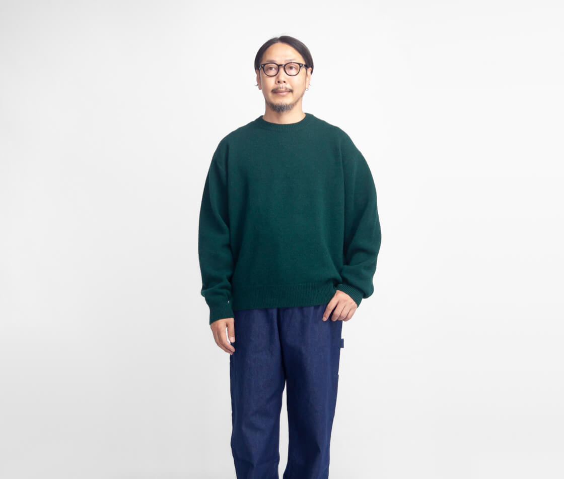 have a good day ハブアグッドデイ ブリティッシュウール クルーネック