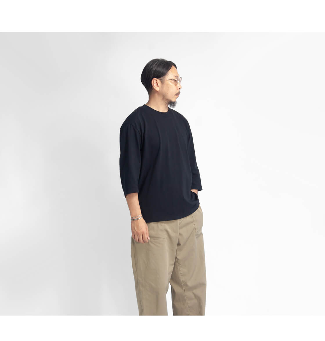have a good day ハブアグッドデイ BD天竺 丸胴 7分袖Tシャツ