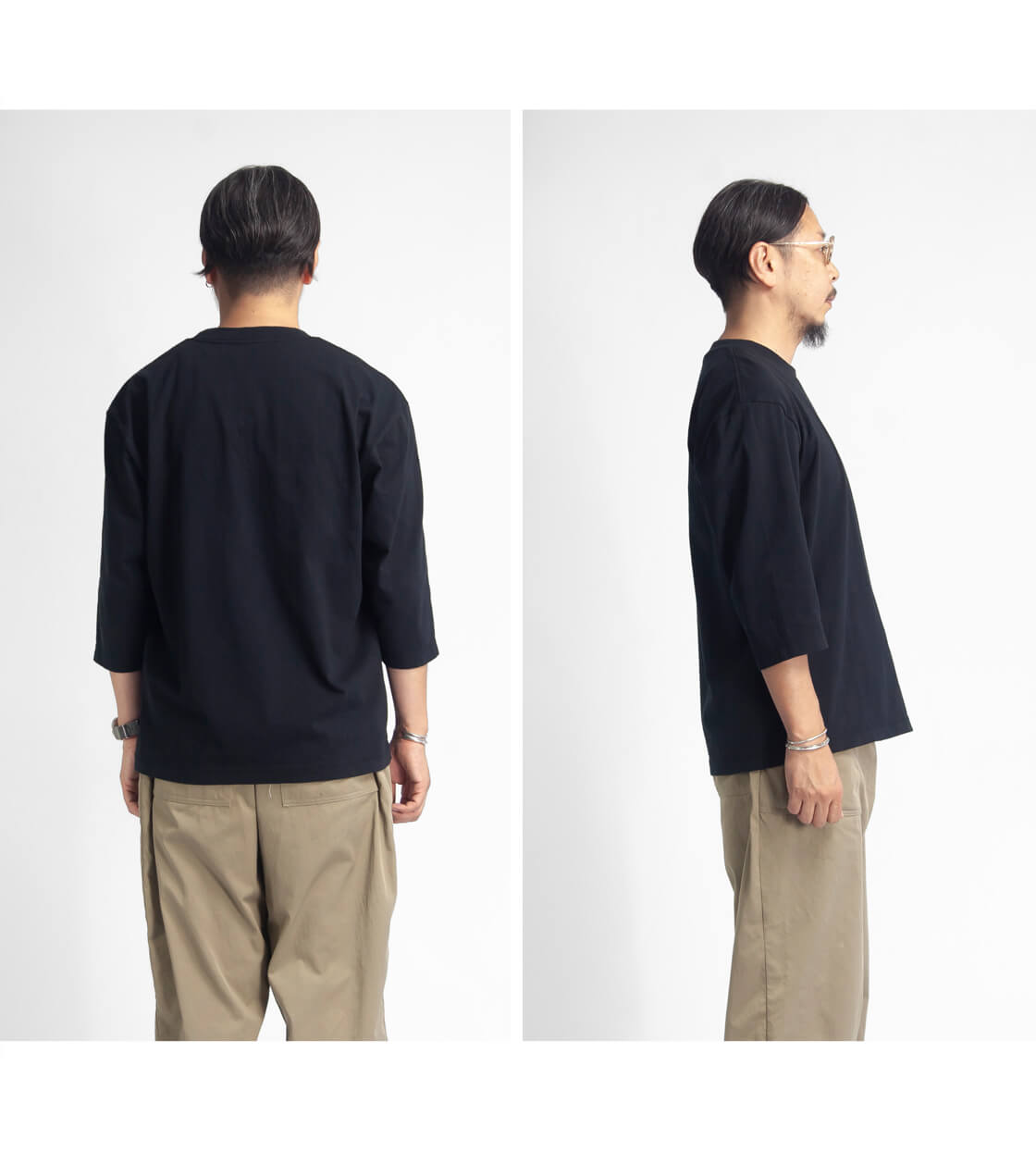 have a good day ハブアグッドデイ BD天竺 丸胴 7分袖Tシャツ