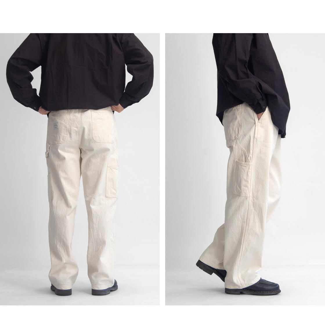 ヴィンテージヘリンボーンペインターパンツ Herringbone Painter Pants / ヘリンボーンペインターパンツ | Work