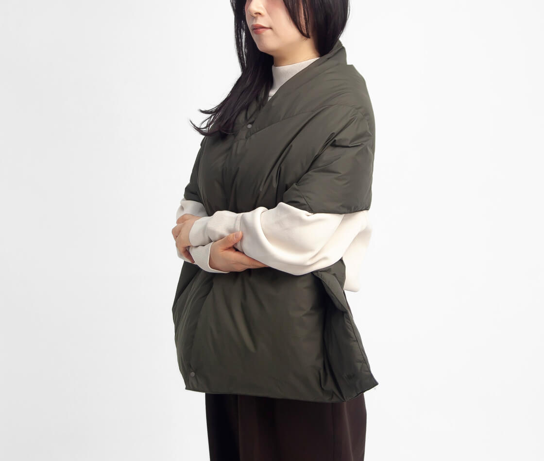 NANGA ナンガ ダウン ポンチョマフラー DOWN PONCHO MUFFLER レディース