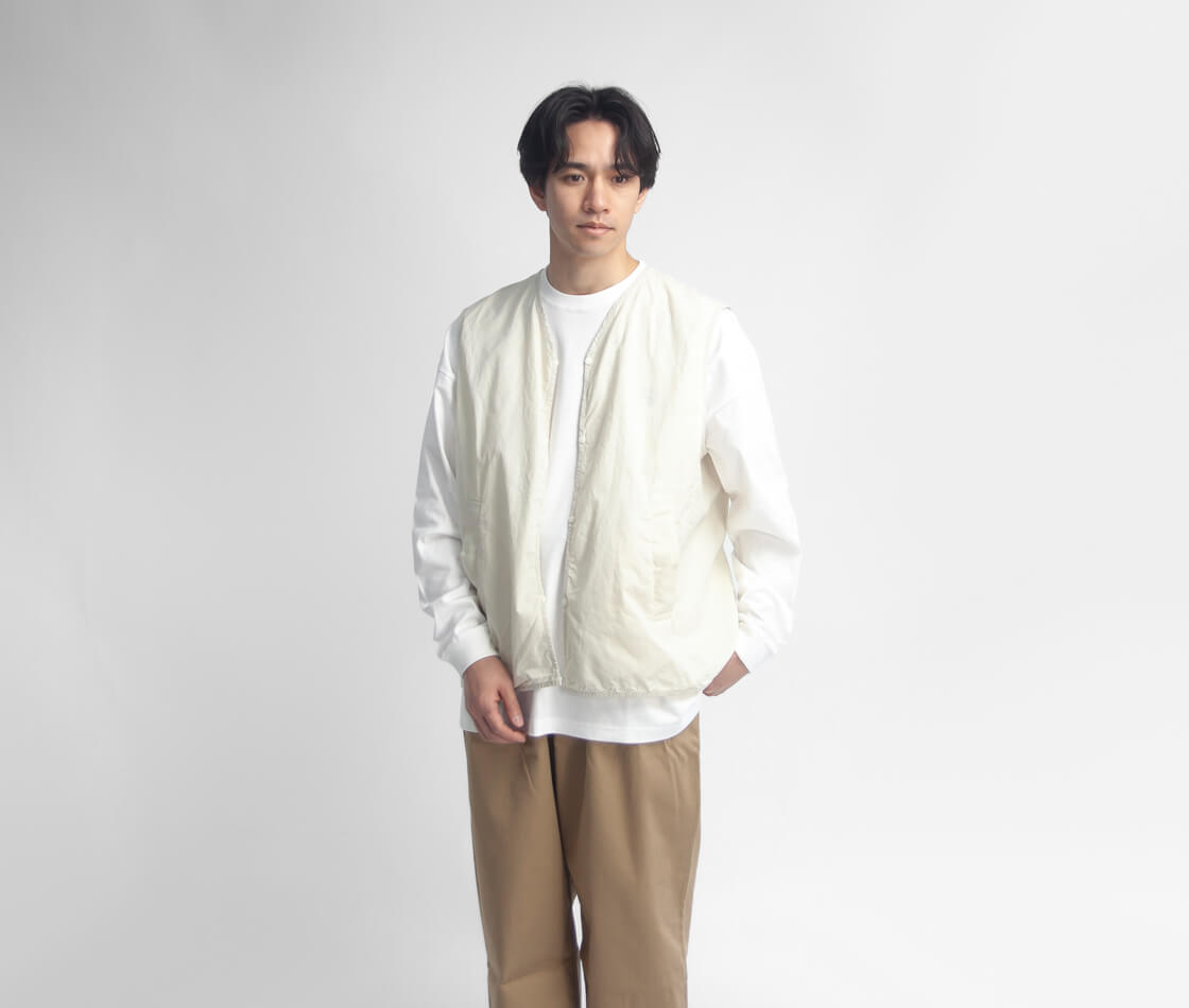 have a good day ハブアグッドデイ ペーパーベスト 日本製 メンズ