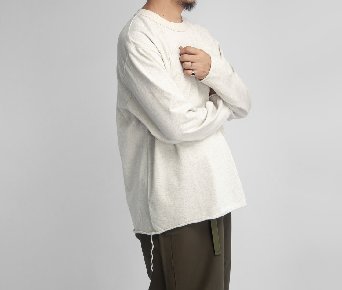 have a good day ハブアグッドデイ HGD-404 KARAKAN 引き揃え天竺 ルーズフィット 長袖Tシャツ フラットシーマ 空環 日本製 メンズ