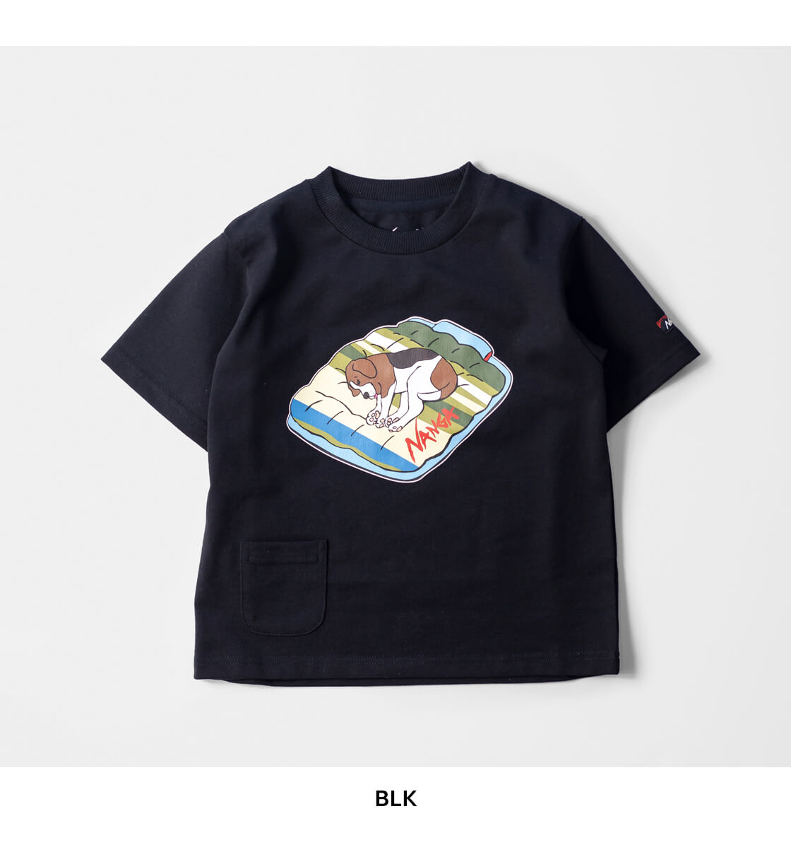 NANGA ナンガ エコハイブリッド ビーグル犬 キッズプリントTシャツ NANGA ナンガ エコハイブリッド ビーグル犬 キッズプリントTシャツ