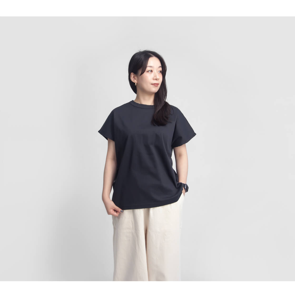 Commencement/コメンスメント ワイドシャツ BK-F 日本製 Commencement [コメンスメント] ハーフスリーブワイドシャツ [C