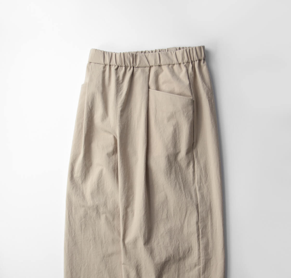 COMMENCEMENT コメンスメント サマーワイドパンツ タック 日本製 C-294 レディース