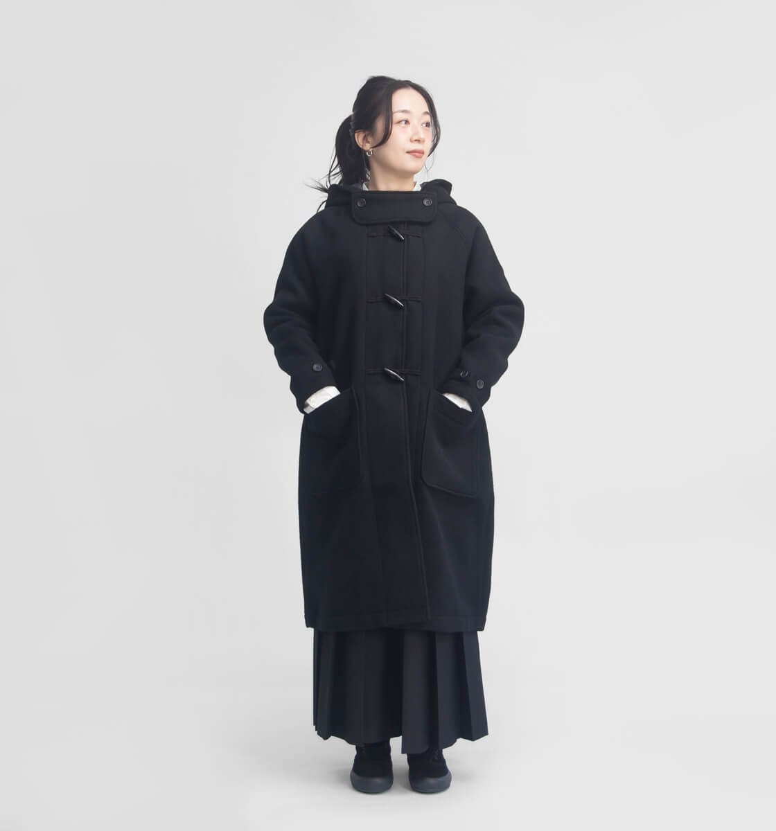 Commencement コメンスメント ダッフルコート ロング ウール 日本製 C