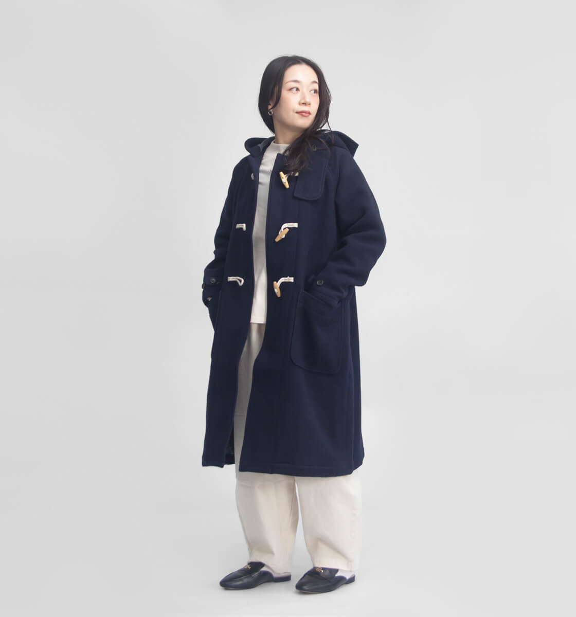 Commencement コメンスメント ダッフルコート ロング ウール 日本製 C