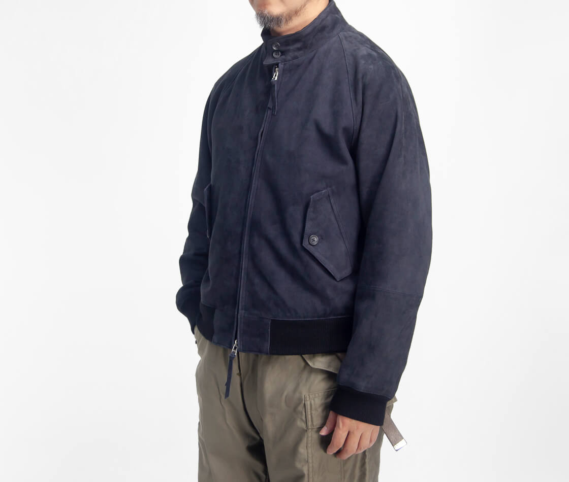 Harriss ハリス ゴートスエード G9 ハリントンジャケット レザー 本革