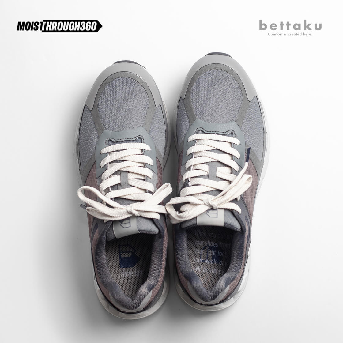 MOISTHROUGH360 モイスルー360 Bettaku ベッタク ウォータープルーフ スニーカー メンズ