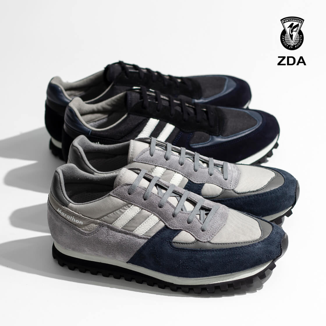 ZDA ゼットディーエー MARATHON マラソン スニーカー ハイテク レトロ シューズ メンズ