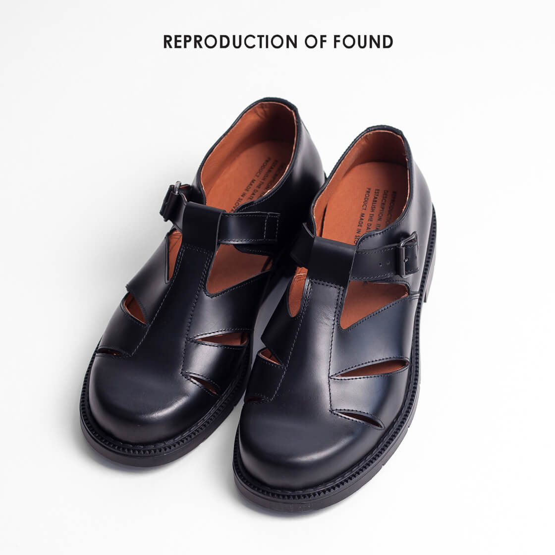 REPRODUCTION OF FOUND リプロダクションオブファウンド 本革 イタリアングルカサンダル メンズ