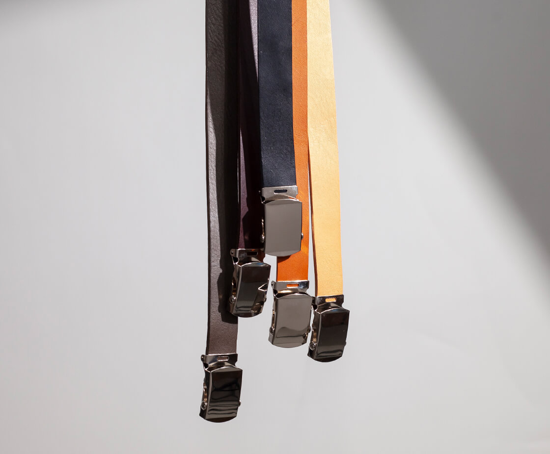 ESPERANTO エスペラント 25mm イタリアンレザー GIベルト ガチャベルト 日本製 メンズ レディース