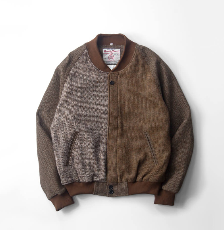 YOUSED ユーズド ヴィンテージハリスツイード ダービージャケット リメイク メンズ