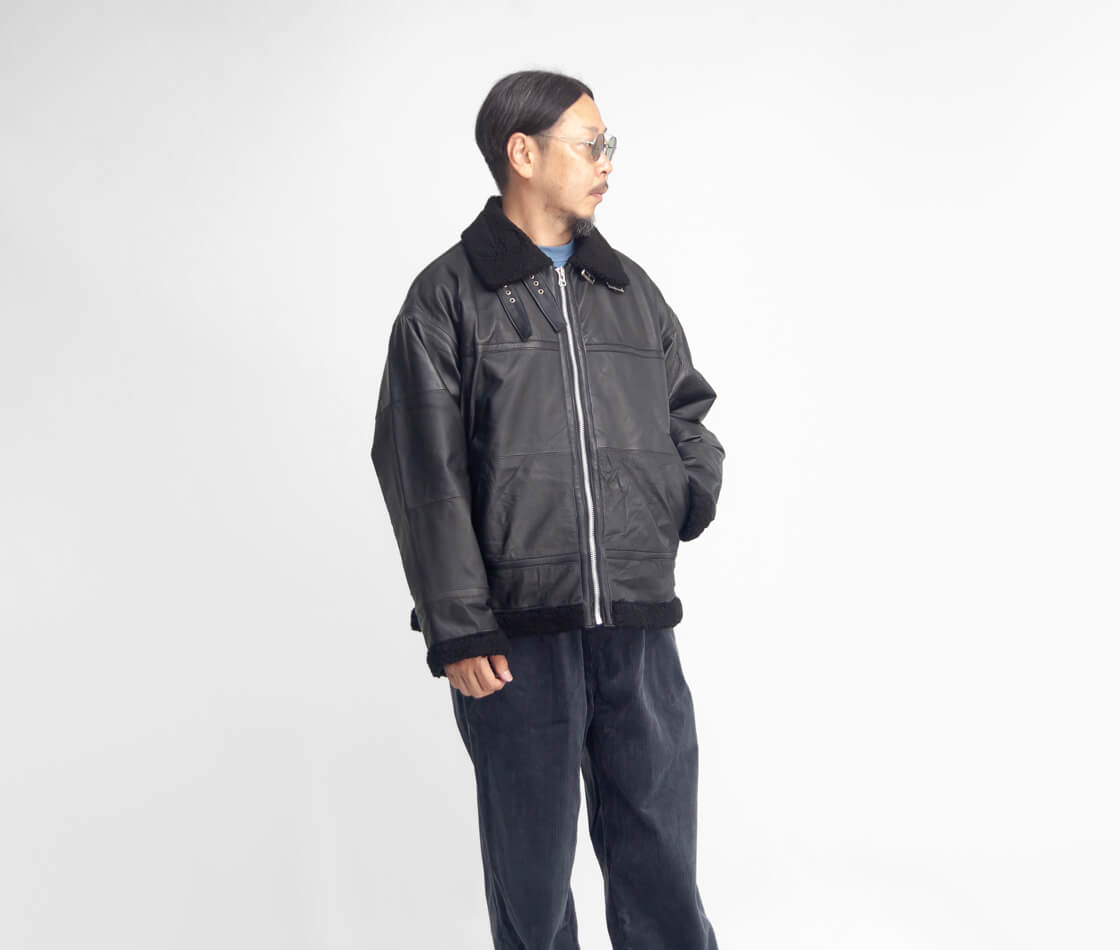 eytys ボアレザージャケット 値下げしました！ I-SOOK（アイスー） レザージャケット ライダース ボアカラーレザー