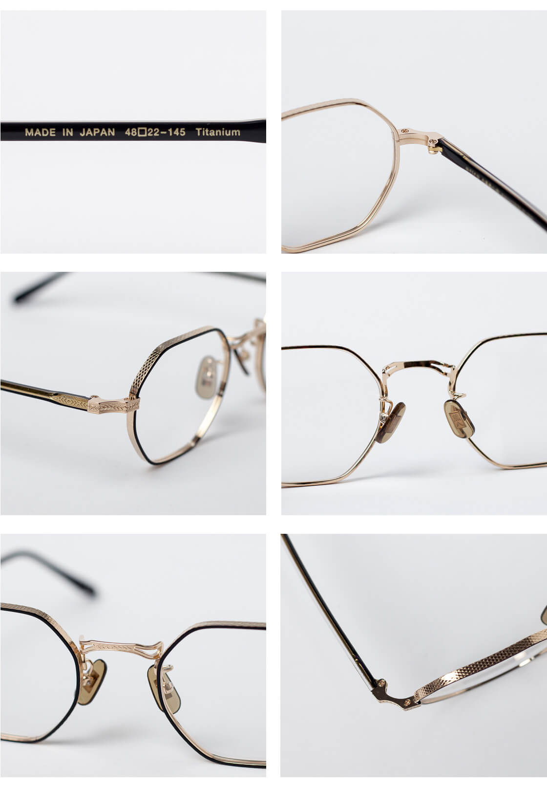 内藤熊八作 オクタゴンフレーム コンビネーション N-305 日本製