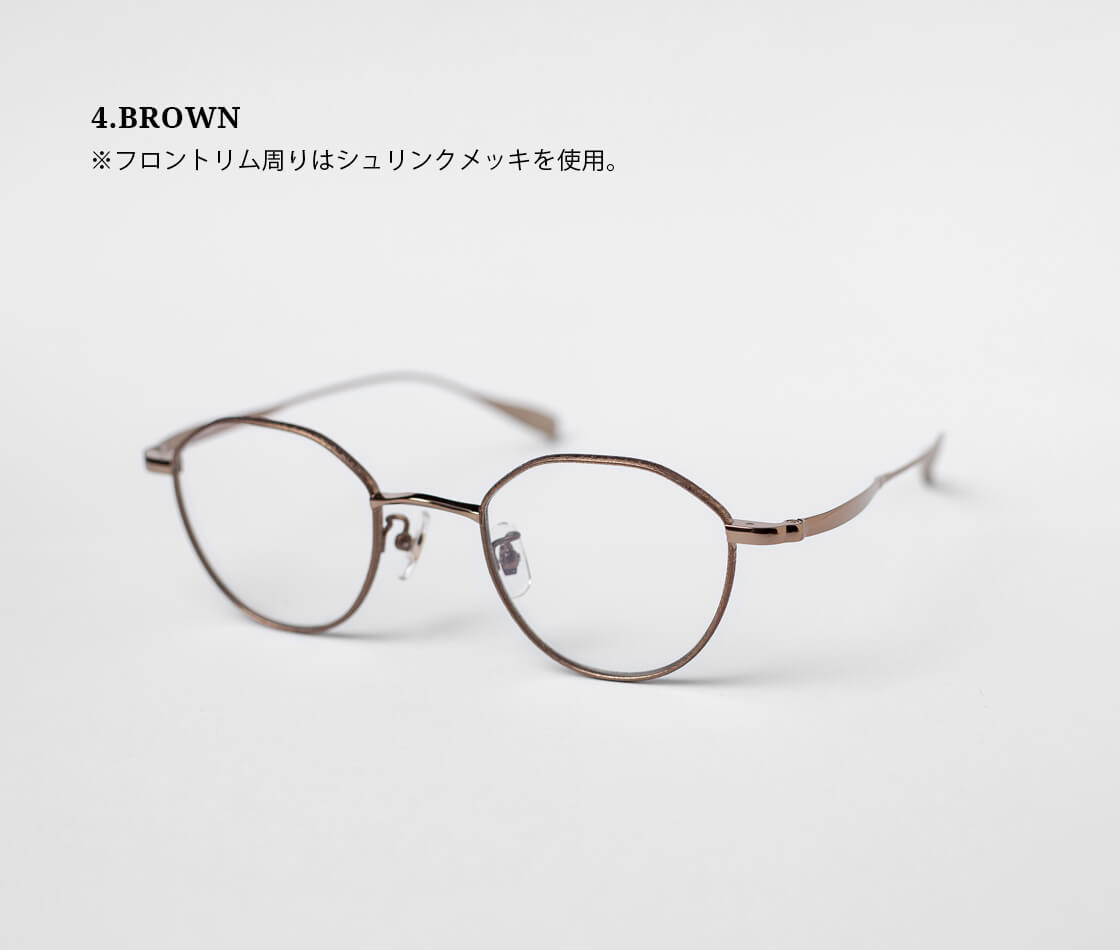辻眼鏡 国松謹製 クラウンパントフレーム チタン TJ-002 日本製 鯖江